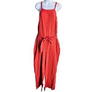 Pact Red Jumpsuit